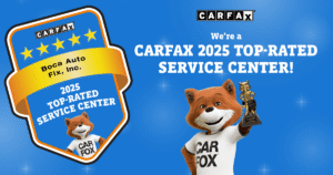 Boca Auto Fix Named a 2025 CARFAX Top-Rated Service Center - Boca Auto Fix