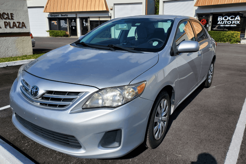 Japanese auto repair in Boca Raton, FL by Boca Auto Fix. Image of a Toyota sedan, highlighting reliable diagnostics, routine maintenance, and dependable performance for Japanese vehicles.